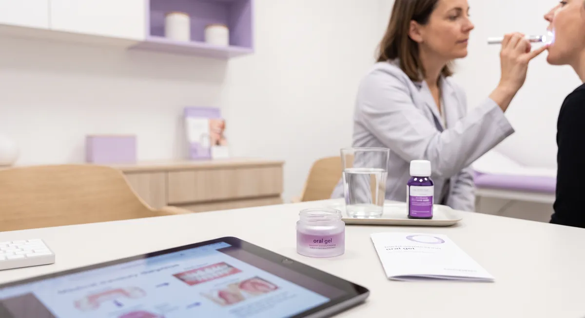 Consultatie ORL pentru afte bucale la Adiant Medical Mioveni, evaluarea mucoasei gurii