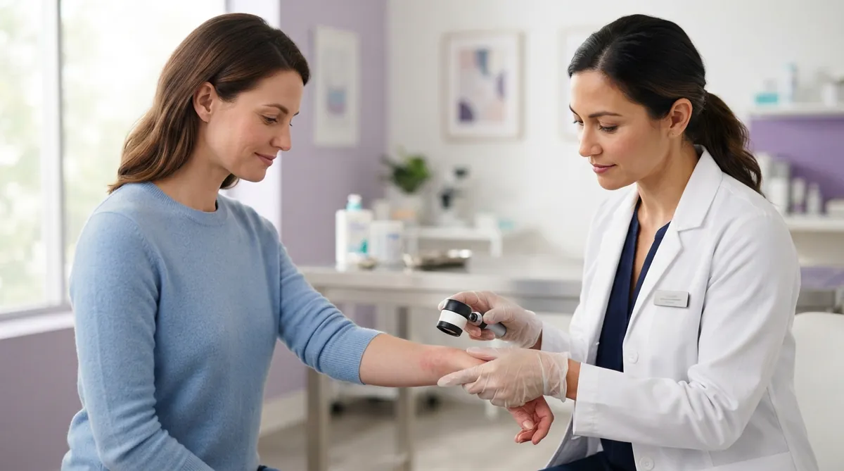 Consultatie de gastroenterologie pentru semne pe piele de la ficat la Adiant Medical Mioveni, evaluarea mancarimii si a pielii