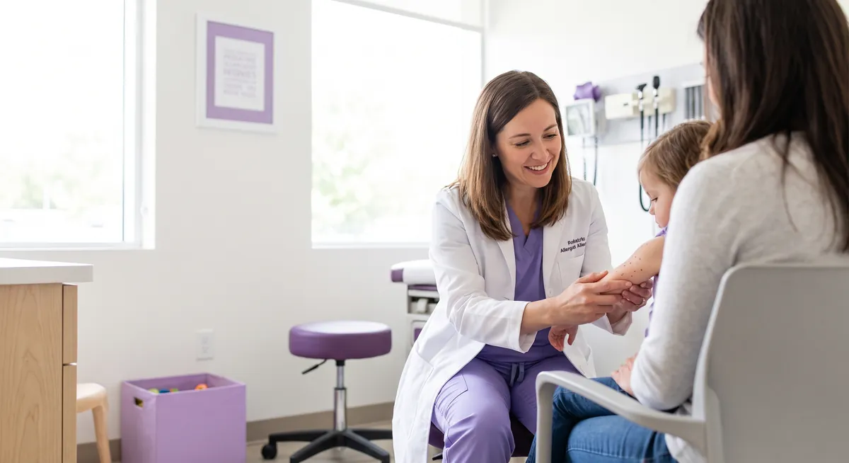 Consultatie la alergolog pediatru pentru un copil cu alergie la Adiant Medical Mioveni