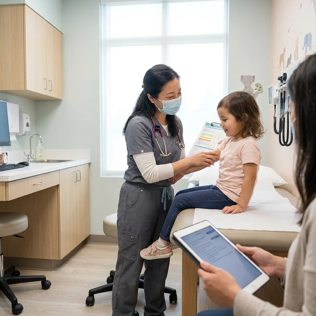 Consultatie la alergolog pediatru pentru un copil cu alergie, evaluata de medic la Adiant Medical Mioveni