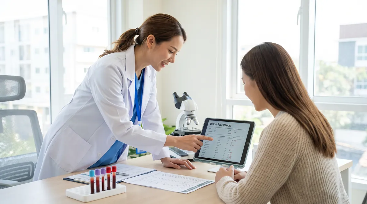 Consultatie de hematologie pentru anemie la Adiant Medical Mioveni, analiza de sange si hemoglobina