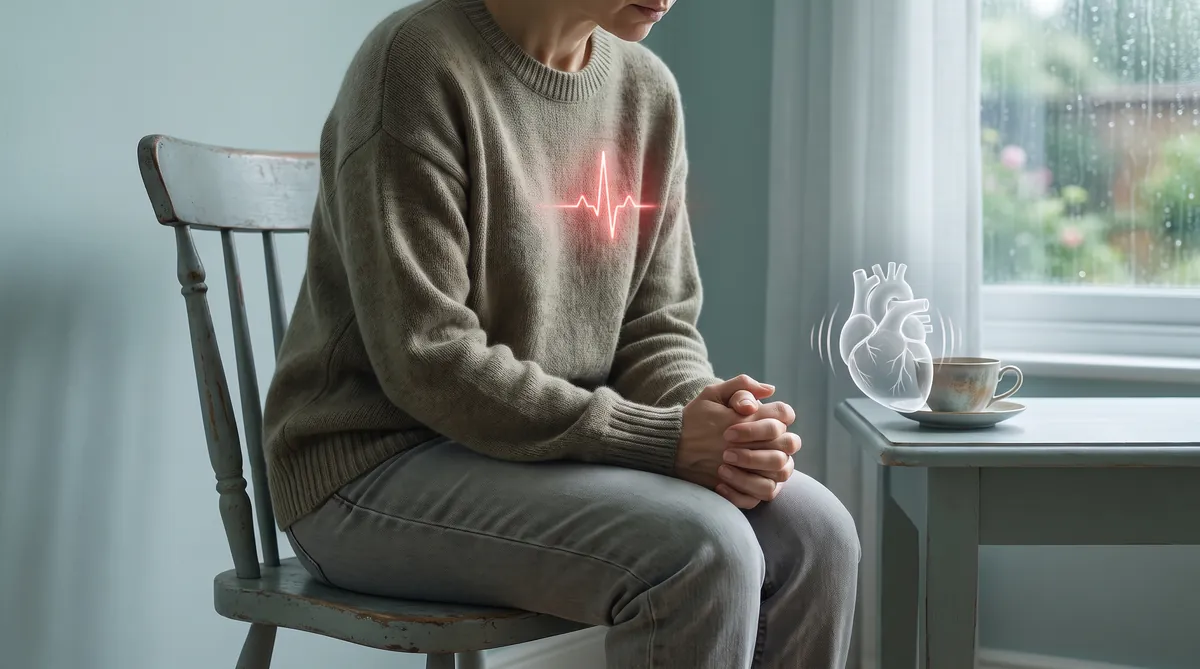 Persoana anxioasa in timpul unei consultatii de psihiatrie la Adiant Medical Mioveni