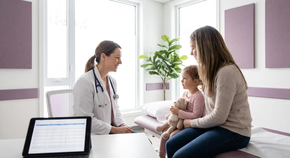 Consult de pediatrie pentru boli genetice mostenite la Adiant Medical Mioveni, evaluarea istoricului familial