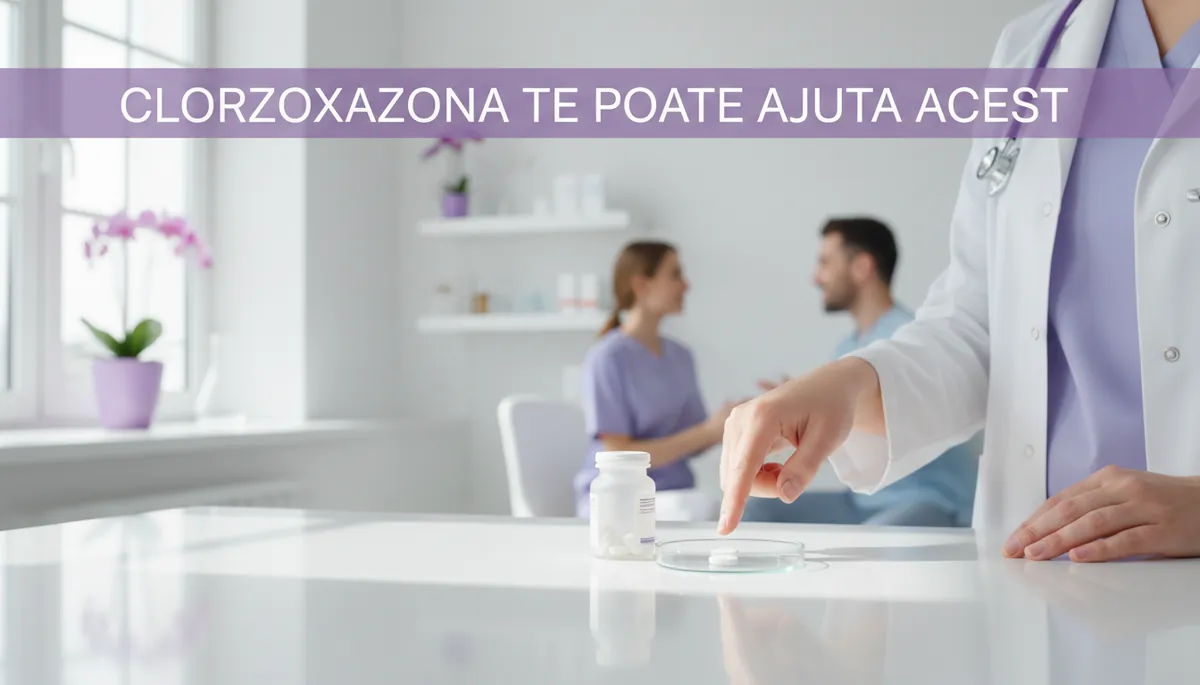 Consultatie de ortopedie pentru contractura musculara si tratament cu clorzoxazona la Adiant Medical Mioveni