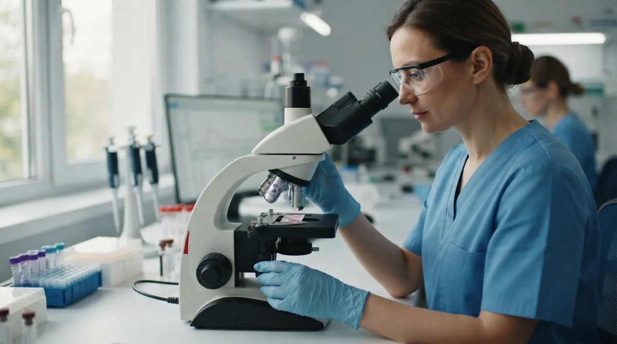 Analiza leucocitelor marite pe hemoleucograma, interpretata de medic hematolog la Adiant Medical Mioveni