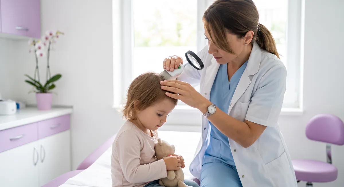 Consultatie de dermatologie pentru pediculoza la Adiant Medical Mioveni, depistarea paduchilor si lindenilor