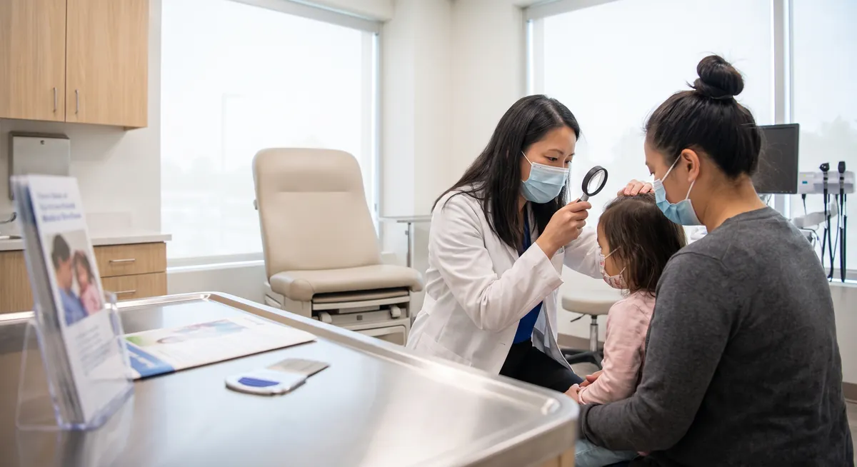 Pieptanare umeda pentru depistarea paduchilor si lindenilor, metoda recomandata la Adiant Medical Mioveni