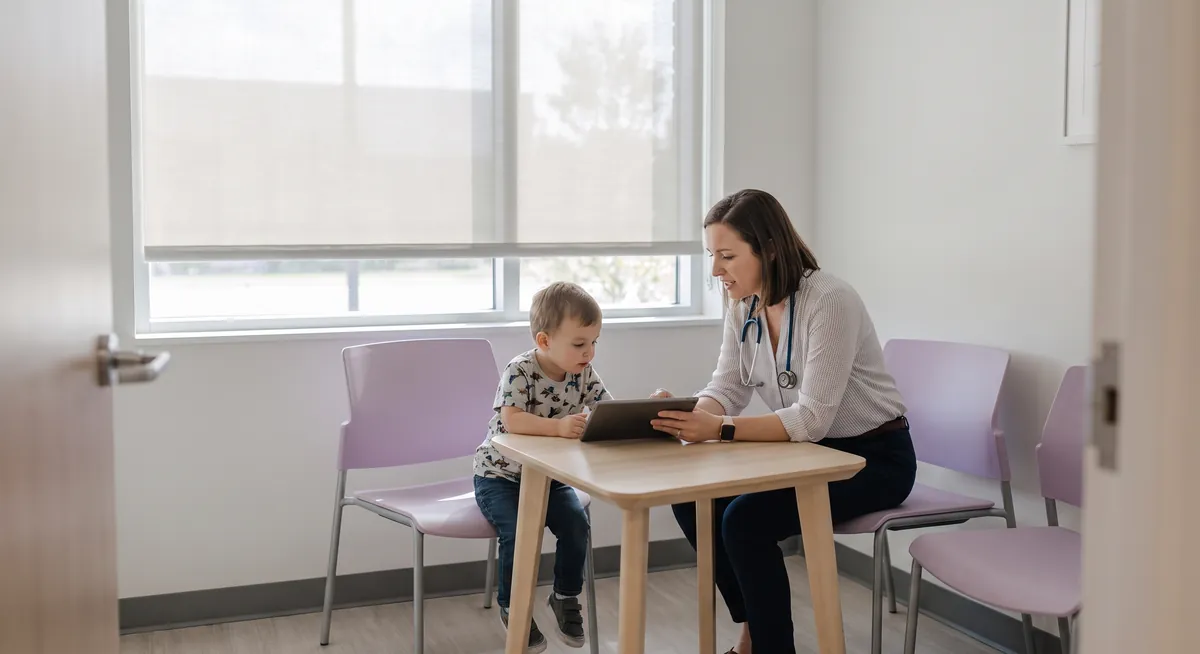 Consultatie de pediatrie pentru tuberculoza la Adiant Medical Mioveni, evaluarea tusei persistente la copil